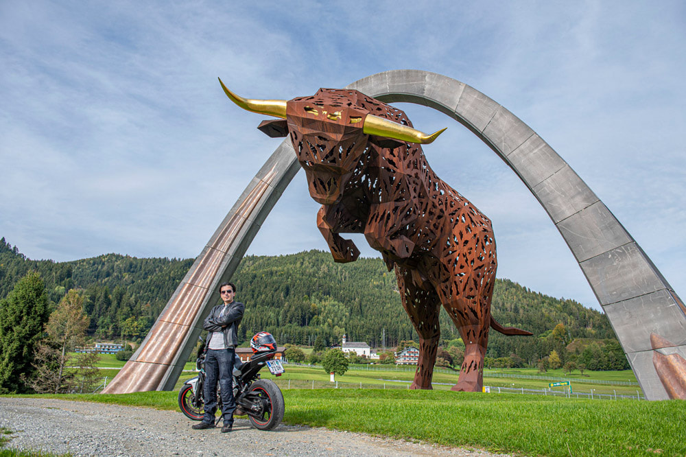 red bull ring with iron bull